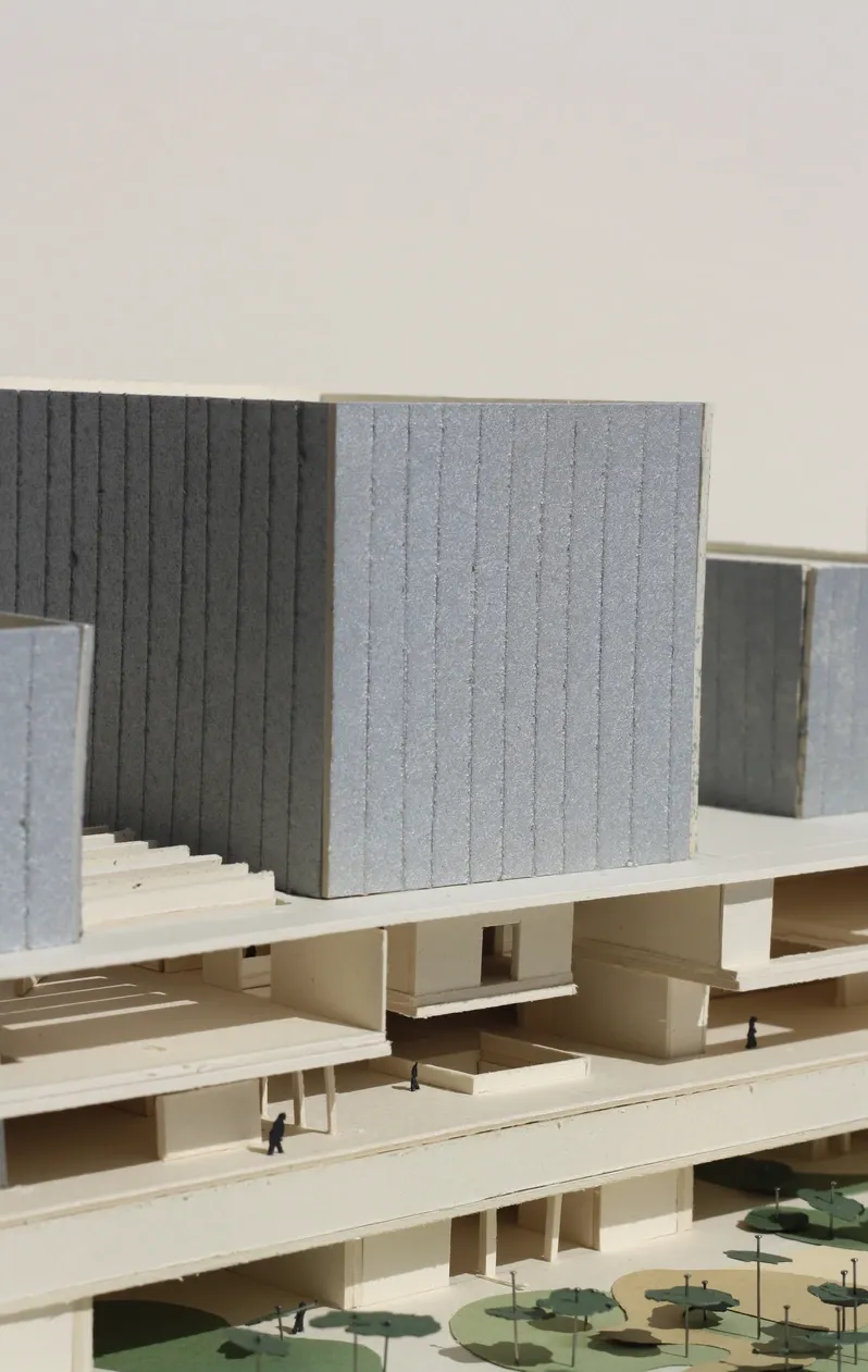 photo de la maquette au 1.200e
